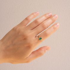 Emerald Cut Emerald Wisp Ring Green Sapphire Necklace, Rectangle Ring, Birthstone Stacking Rings, Jennie Kwon, Blue Sapphire Necklace, Beauty In Simplicity, Braided Ring, London Blue Topaz Ring, Circle Diamond