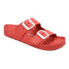 Get ready for the ultimate summer beach experience with the Arcus slides, designed with double adjustable straps for a personalized fit. These water-friendly sandals are available in vibrant colors perfect for the summer season. Featuring low arch support, they ensure comfortable wear whether you're lounging by the beach or enjoying a sunny day out. Pack Arcus slides for your next beach trip or slip them on for casual outings, ensuring you stay stylish and comfortable all day long. Embrace the f Synthetic Footbed Sandals With Adjustable Straps For Vacation, Adjustable Strap Synthetic Footbed Sandals For The Beach, Adjustable Straps Synthetic Footbed Sandals For Beach, Trendy Sport Sandals With Adjustable Strap For Vacation, Trendy Adjustable Strap Sport Sandals For Vacation, Summer Beach Sport Sandals With Buckle Closure, Synthetic Slide Footbed Sandals For Beach, Beach Slide Footbed Sandals, Adjustable Summer Jelly Sandals For Vacation