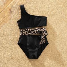 🐾 ELEVATE YOUR SUMMER STYLE WITH LEOPARD SPLICE SWIMWEAR SET! 🌞 Product Introduction: Dive into the season of sun and fun with our exclusive Leopard Splice Swim Trunks and One-Shoulder Tie Swimsuit Set. Crafted from high-quality POLYESTER, this fashion-forward swimwear ensemble is designed to make a statement at the beach or by the pool. Key Features: 👉 Please add each size separately to your shopping cart. 👉 Product Features: Embrace the wild side with our Leopard Splice design. 👉 Fabric C Black Swim Trunks, Tie Swimsuit, Swimwear Sets, Swimsuit Set, Matching Family Outfits, Men Boys, Family Matching, Swim Trunks, Summer Wardrobe