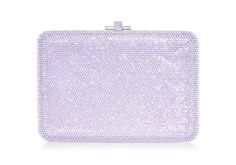 Judith Leiber Slim Slide Violet Clutch Judith Leiber Handbags, Pastel Violet, Judith Leiber Bags, Beautiful Wardrobe, Purple Accessories, Judith Leiber Couture, Crystal Box, Classic Handbags, Handbag Heaven