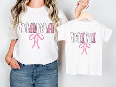 Pink Matching Top For Gender Reveal, Pink Matching Tops For Mother's Day, Pink Custom Print Top For Gender Reveal, Pink Tops With Custom Print For Gender Reveal, Pink Tops For Gender Reveal With Custom Print, Cherry Png, Pink Bow Aesthetic, Girly Png, Bow Aesthetic