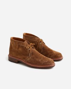 J.Crew: Alden® For J.Crew Unlined Chukka Boots In Suede For Men Chukka Boots Women, Alden Shoes, Suede Chukka Boots, J Crew Men, Jcrew Women, Shoe Company, Loafer Sneakers, Linen Shop, Tie And Pocket Square