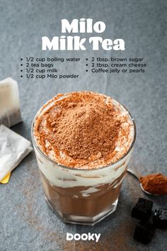 an image of a chocolate milkshake recipe