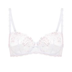 French chic has never been so effortless. A delicate collection with floral embroidering and guipure lace. Refined and sophisticated. Style# 12B330 Style: Demi Cup Bra w/ Underwire Fabric: 98% Polyester, 2% Elastane. Design: Embroidered half-cup bra with guipure lace and jacquard satin with underwire. Round curve. Enhanced neckline. Underwired, without pads. Fit and Tips: Unlined, sheer lace and tulle. Adjustable straps embellished with guipure lace. Half Cup Bra, Demi Cup Bra, Demi Cup, Simone Perele, Guipure Lace, French Chic, Cup Bra, Bra Cups, Sheer Lace