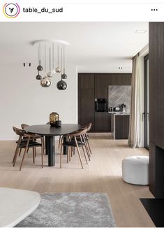 an image of a modern dining room setting