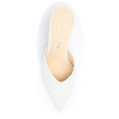 White V Mule | Alterre Customizable Mule - Sustainable Shoe Brand & Ethical Footwear Company Shoes Fancy, Sustainable Shoes, Mid Heel, White Shoes, High Quality Leather, Recycled Plastic, Nice Shoes, The Block, Mule