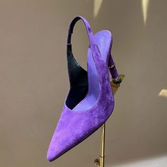 TAAFO Yellow Suede Bamboo Sandals Woman Pointed Toe Purple Pink Slingback Strange High Heels Lady Party Shoes Purple-35 Wedding Shoes High Heels, Sandals Woman, Shoes Purple, Shoes High, Party Shoes, Ladies Party, Womens Heels, Wedding Shoes, Shoes Women Heels