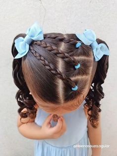 Baby Girl Hairstyles Curly, Easy Toddler Hairstyles, Lil Girl Hairstyles, Kids Curly Hairstyles, Toddler Hairstyles Girl