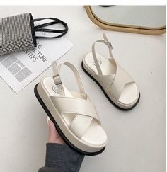 Shipping: Worldwide Express Shipping AvailableDelivery time: 7-15Days Fast ShippingReturns: Fast refund, 100% Money Back Guarantee.Brand Name: HoneyCherryHeel Height: Flat (≤1cm)With Platforms: YesPlatform Height: 0-3cmSandal Type: GLADIATOROrigin: Mainland ChinaOccasion: CasualUpper Material: PUBack Counter Type: Back StrapPattern Type: SolidSide Vamp Type: OpenFit: Fits true to size, take your normal sizeStyle: ClassicsHeel Type: Flat withLining Material: PUClosure Type: Slip-OnItem Type: Sand Red Explosion, Roman Shoes, Kawaii Bag, Roman Sandals, Mint And Navy, Trendy Sandals, Outwear Women, Mary Jane Shoes Womens, Buckle Sandals