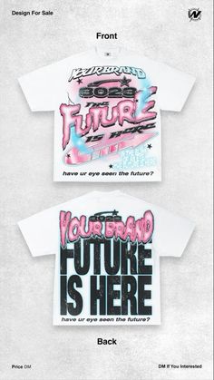 Future 3023 T Shirt Easy 30 day return policy T Shirts Printing Design, Clothing Brand Ideas Graphics, Clothing Brand Design Ideas, Clothing Brand Inspiration, Shirt Designs Ideas, Clothing Brand Ideas, Clothing Brand Name Ideas, Instagram Clothing Brand, Design For Clothing Brand