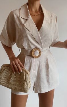 Thaisa Playsuit - Short Sleeve Collared Belted Playsuit in Biscuit | Showpo USA Beige Linen Summer Jumpsuits And Rompers, Chic Linen Jumpsuits And Rompers For Day Out, Trendy Beige Summer Jumpsuits And Rompers, Trendy Beige Jumpsuits And Rompers For Summer, Trendy Beige Summer Jumpsuit/romper, Chic Beige Linen Jumpsuits And Rompers, Chic Linen Jumpsuits And Rompers With Short Sleeves, Chic Belted Jumpsuits And Rompers For Spring, Chic Belted Short Sleeve Jumpsuits And Rompers