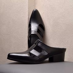 Introducing our LuxLeather Slip On Dress Shoes, meticulously crafted with the finest quality genuine cow leather for a touch of sophistication and elegance. The smooth and sleek upper material exudes luxury, while the genuine leather lining ensures maximum comfort and breathability. Elevate your style game with these slip-on shoes featuring a pointed toe design, perfect for any formal occasion. Experience the perfect blend of comfort and class with our LuxLeather Slip On Dress Shoes. Upgrade your wardrobe today! Leather Slip-ons For Formal Summer Wear, Black Flat Heel Dress Shoes For Spring, Black Dress Shoes With Flat Heel For Spring, Flat Heel Dress Shoes For Business In Spring, Spring Black Pointed Toe Dress Shoes, Business Slip-on Faux Leather Shoes, Black Leather Shoes For Fall Formal Occasions, Black Dress Shoes With Leather Sole For Spring, Summer Business Slip-on Oxfords