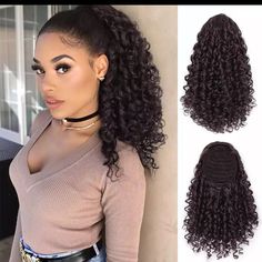 It’s A Beautiful Ponytail For Hair Styling Curly Drawstring Ponytail, Afro Ponytail, Puff Ponytail, Clip In Hair Pieces, Hair Extension Brands, Ponytail Hair Piece, Hair Extension Clips, Ponytail Wig, Curly Ponytail