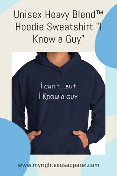 Add a spark of mystery to your wardrobe with our 'I can't but I know a guy' hoodie! And hey, how to get this exclusive piece? Well, we can't tell you here, but we know a guy who can hook you up! #hoodie
#sweatshirt
#icantbutiknowaguy
#iknowaguy
#christianapparel
#christian
#jesus
#jesuschrist
#depression
#recovery
#aa
#god
#bible
#christ
#holyspirit
#faith
#pray
#lord
#prayer
#jesussaves
#grace
#jesussaves
#hope
 gospel
#cross
#believe
#amen
#trust
#peace
#wisdom Guy Hoodie, Lord Prayer, God Bible, Christian Hoodies, A Guy Who, Christian Clothing, Christian Shirts, Hoodie Sweatshirt, Unisex Hoodies