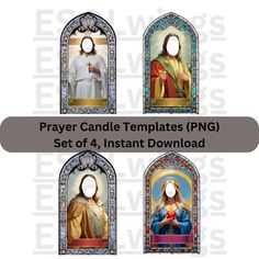 Prayer Candle Template, Candle Template, Candle Clipart, Saint Candles, Prayer Candles, Votive Candles, Fragrance Candle, Home Fragrances, Candle Decor