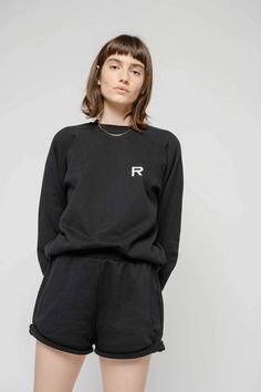 br {mso-data-placement:same-cell;} br {mso-data-placement:same-cell;} br {mso-data-placement:same-cell;} Stay comfy and cozy in a Ragdoll signature silhouette - the perfect oversized sweatshirt. Made of a soft cotton blend and washed for a true vintage look and feel, this off-duty piece is staple for any kind of day. Pair with the matching JOGGERS to complete the set. Color: Black Composition: 39% Cotton 38% Polyester 23% Modal Length: 23.3" (59cm) Need help to find your size? Model is wearing S Fashion Night, Oversized Sweatshirt, Going To The Gym, Off Duty, True Vintage, Vintage Look, Vintage Looks, Adidas Jacket, Fitness Models