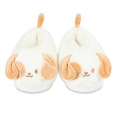 Anirollz Puppiroll Cute Character Stuffed Animal Plush Slippers - One Size Comfy wearable Anirollz here! These comfortable slippers snuggle around your feet and keeps them warm in the winter💜 Kawaii Puppy Dog stuffed animal plush indoor room slippers One Size (fits up to US Women's size 8.5) High quality, reinforced stitching Comfy foam cushioned bottom Stuffed with 100% premium polyester filling Anti-slip bottom finish Size : (One slipper) Approx. W 6.5" x L 10.5"" x H 4.5" Material : Polyeste Room Slippers, Winter Kawaii, Kawaii Puppy, Dog Slippers, Dog Stuffed Animal, Stuffed Animal Cat, Plush Slippers, Comfortable Slippers, Cute Character