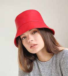 Leather bucket hat with fleece lining will protect your head from the rain and cold wind. Very comfortable to use in Fall - Winter season! SIZE: One universal size fits most between 20.5 - 23 inches (52 - 58 cm) (XS - L)! SEND AS GIFT: If you need gift box, congratulatory message and express shipping, you can choose it all during checkout the order in the cart. (You can type the words in the postcard, which you want). EXPRESS SHIPPING: USA - FedEx shipping available within 2 days and Overnight ( Trendy Solid Color Bucket Hat For Outdoors, Windproof Brimmed Hats For Fall, Windproof Hat For Fall, Casual Windproof Hat, One Size Fits Most, Casual Windproof Hats For Fall, Casual Windproof Bucket Hat For Outdoor, Casual Windproof Hat, Solid Wide Brim Waterproof Bucket Hat, Casual Wide Brim Waterproof Bucket Hat