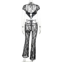 Please refer to our sizing chart for a guideline when choosing a size. 5 business days order processing time. 90% polyester 10% spandex Night Out Lace Jumpsuits And Rompers With Lace Trim, Fitted Lace Jumpsuits And Rompers For Night Out, Elegant Lace Jumpsuits And Rompers For Night Out, Fitted Lace Jumpsuits And Rompers With Lace Trim, Fitted Lace Jumpsuit With Lace Trim, Sleeveless Lace Jumpsuits And Rompers For Party, Sleeveless Lace Jumpsuits For Party, Summer Party Lace Jumpsuits And Rompers, Lace Jumpsuits And Rompers For Night Out