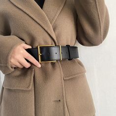 Belts Material: MetalBelts Material: PUBelt Width: 4.8cmBuckle Width: 5cm Leather Dress Coat, Belt Outfit, Waist Corset, Belt Vintage, Boho Floral Dress, Swimsuit Dress, Wide Belt, Boho Maxi Dress, Leather Dress