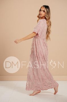 Our Aspen Boho lace dress is one of kind maxi. Available in 4 beautiful colors that the owner’s daughter wanted for her bridesmaids. So they exclusively designed this dress with their own floral embroidery lace patterns throughout, wide sleeves & flowing skirt with lace edges, and as always a flattering waistline fit that compliments all body shapes! A dress you can live in because it is so comfortable! Perfect for any occasion, plus hanging at the beach, date night, summer picnics and parti Missionary Dresses, Modest White Dress, Beach Date Night, Mauve Lace Dress, Boho Lace Dress, Date Night Summer, Blush Lace Dress, Modest Swim, Lace Edges