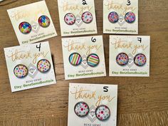 Fun 🤩 Circle colourful, fun, girls stud earrings, 20M, Round, Girls gift, Birthday, unique, floral, stainless steel, hypoallergenic, girl gift Measures: 20M round circle stud earrings Free shipping with Canada Post in Canada  *if you have any questions please send us a message, we are here to help and answer any questions you may have.  G I F T I N G ?  We make gifting easy! All our orders are gift ready! We offer FREE gift messages to be included in your order, write your custom message during Circle Earrings Studs, Circle Studs, Girls Gift, Canada Post, Gift Birthday, Jewelry Earrings Studs, Girl Gifts, Jewelry Pieces, Free Gifts