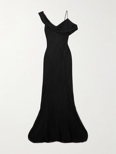 a black dress on a white background