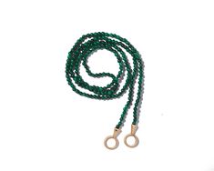 Malachite beads Available in 16" or 18" 14k Gold loops #marlaaaronjewelry #lockiton #ittybittystrands Marla Aaron, Malachite Necklace, Jewelry Essentials, Sleeping Beauty Turquoise, Akoya Pearls, Vibrant Green, Itty Bitty, Bead Strand, White Rose Gold