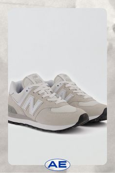 Suede and mesh upper/Lace-up silhouette/Heritage 'N' court logo/Rubber outsole Mesh Sneakers With Logo For Jogging, Lace-up Mesh Sneakers With Logo, Casual Mesh Sneakers With Logo, New Balance 574 Women, Court Logo, New Balance Womens, New Balance 574, New Balance Women, Cool Stuff