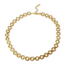 Enhance your style with our Twist Chain Necklace, featuring an elegant design of intertwined links. This sophisticated Necklace adds a touch of modern elegance to any ensemble, making it perfect for both everyday wear and special occasions. Elevate your accessory collection with this timeless piece that seamlessly blends refinement and contemporary charm. Made with stainless steel base with a thick layer of high quality 18k gold plating over stainless steel ensuring lasting quality.  This product is waterproof, tarnish-free, sweatproof, and has a 1 Year Warranty.  Although our pieces are Waterproof and tarnish free, we recommend keeping them as dry as possible so they can stay golden and last you many years.   Every order comes with a Nazzar branded custom soft microfiber cloths which can Chic Round Chain Necklace For Formal Occasions, Elegant Round Metal Chain Necklace, Elegant Cable Chain Necklace, Elegant Round Cable Chain Necklace, Elegant Gold-tone Link Chain Necklace, Elegant Chunky Snake Chain Necklace, Trendy Metal Chain Necklace With Solid Links, Elegant Metal Chain Link Necklace, Formal Round Chunky Chain Necklace