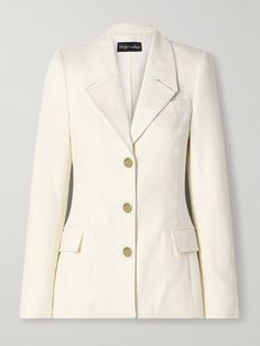 SERGIO HUDSON Cotton-twill blazer | NET-A-PORTER