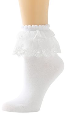 PRICES MAY VARY. 【AMHRLINGTO】 Creates the Best Socks for Women and Girls. Stylish and Cute Design: These Women's ace Ruffle Frilly Ankle Socks are the perfect blend of style and comfort. The adorable Pearl Lace design adds a touch of cuteness and fun to any outfit, making them perfect for women looking for cute and fashionable socks. The Ruffle Frilly design also gives them a playful touch, and they come in a range of colors to suit your preferences. Warm and Comfortable: Made with high-quality Socks With Frills, Childhood Outfits, Coquette Socks, White Ruffle Socks, Lace Ruffle Socks, White Lace Socks, Frill Socks, Hoco 2024, Lace Ankle Socks