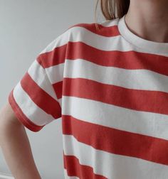 A super soft organic cotton oversized T-shirt with dropped shoulder style and cover stitched hems.Available in:Terracotta stripeTaupe stripeForest stripeFit options:Crew neck (seen on terracotta sample)Boat neck (seen on taupe sample)Standard length (seen on terracotta sample)Tunic length (seen on taupe sample)For these options please message me when you order, otherwise will be make with standard length and crew neck.These tops are cut, stitched and packaged by me to order in my studio in North Sporty Striped T-shirt For Summer, Spring Cotton T-shirt With Striped Sleeves, Trendy White T-shirt With Contrast Stripes, Trendy Relaxed Fit T-shirt With Contrast Stripes, Everyday Crew Neck T-shirt With Vertical Stripes, White Relaxed Fit T-shirt With Contrast Stripes, Everyday Horizontal Stripe Short Sleeve T-shirt, Casual Cotton Tops With Vertical Stripes, Oversized Striped T-shirt For Summer