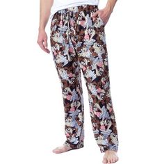 Looney Tunes, once known as Loony Toons, is a fun-filled cartoon series with all-time great characters like Tweety Bird, Speedy Gonzales, Porky Pig, Elmer Fudd, Foghorn Leghorn, Wile E. Coyote, Sylvester the Cat, and more! If you're a fan of this classic cartoon series, then these are the perfect pajama pants for you! These pajama pants feature the Looney Tunes character known as the Tasmanian Devil and is commonly referred to as Taz, in an all-over print. The pajama pants are made of a soft 92% Mens Pyjama Bottoms, Speedy Gonzales, Foghorn Leghorn, Sylvester The Cat, Elmer Fudd, Cotton Pajama Shorts, Cotton Pajama Pants, Looney Tunes Characters, Looney Tunes Cartoons