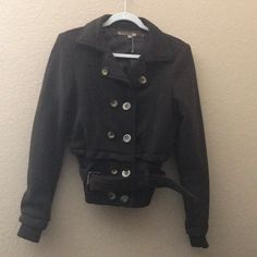 Button Down Jacket With A Waist Belt. Color: Brown Size: L New Never Worn Just Removed Tags Button Down Jacket, Waist Belt, Down Jacket, Button Downs, Checks, Coats Jackets, Jackets & Coats, Jackets For Women, Tags