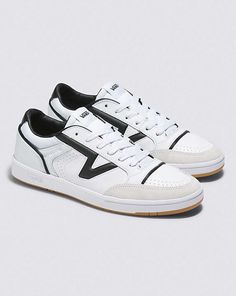 Lowland ComfyCush JMP R Shoe Guys Shoes Aesthetic, Vans Sneakers With Perforated Toe Box For Streetwear, Familiar Aesthetic, Vans Lowland Cc, 80s Silhouette, Vans Lowland, Fresh Logo, Vans Store, V Logo