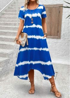 Color:Sky Blue;Size:XL;Size:2XL;Size:4XL;Package Contents:1 X Dress;Occasion:Other;Style:Elegant; Blue High-low Hem Dress For Spring, Blue Spring Dress With High-low Hem, Spring Blue Dress With High-low Hem, Blue High-low Hem Midi Dress For Spring, Blue Midi Dress With High-low Hem For Spring, Casual Midi Dress With High-low Hem For Day Out, Blue A Line Dress, Elegant Dresses Plus Size, Shirt Tunic Top