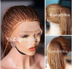 Kindly review the following details: Wig is Fully Handmade. - Lace Type: Full Lace wig - Color on Model: Color 30 - Root Color: 30 - Length:26 inches - Extension: 100% Synthetic If you desire a pre-shipping image for your satisfaction, please specify. Our lace wig includes baby hair, woven at the front, with an attached elastic strap for comfort and support. The braids are handcrafted with 100% synthetic premium Kanekalon fiber, while the base is made with human hair. The base hair is black, so Micro Twists, Root Color, Braid Wig, Twist Braid, Wig For Black Women, Wig Color, Micro Braids, Senegalese Twist, Braided Wig