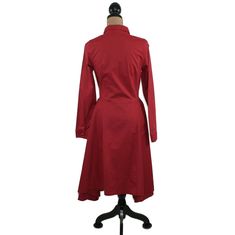 This long sleeve red midi shirt dress is a collared button up with fit and flare full skirt and is done in a cotton, spandex blend. Also available in WHITE here: https://www.etsy.com/listing/673118387/casual-long-sleeve-white-dress-button-up?ref=shop_home_active_61 Each piece in our HEART ALTERED collection has been embellished with our signature ♥ charm. 95% cotton, 5% spandex Hand wash, dry flat. Measurements: Small ~ Shoulders ~ 14 inches Sleeve length ~ 25 inches Bust ~ 35 inches Waist ~ 31- Casual Red Button-up Midi Dress, Red Button-up Shirt Dress Casual, Cheap Red Button-up Dress, Red Button-up Casual Shirt Dress, Bohemian Floral Dress, Red Button-up Dress With Button Closure, Red Midi, Collared Shirt Dress, Long Sleeve Casual Dress