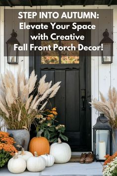 Step into autumn with our creative fall front porch decor ideas! Discover tips and inspiration to transform your porch into a cozy, inviting space perfect for the season. From vibrant pumpkins and rustic wreaths to charming lanterns and warm blankets, explore how to elevate your fall front porch decor and make a lasting impression on your guests. Embrace the beauty of fall today! Front Porch Decorations, Rustic Wreaths, Diy Porch Decor, Front Porch Decor Ideas, Porch Decorations, Farmhouse Entryway