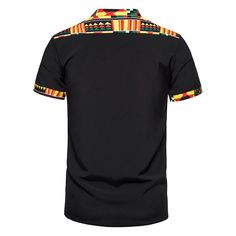 Summer Ethnic Style Printed Shirt Men Short Sleeve African Clothes Dashiki Tops Stand Collar Streetwear Camisa This item is everything you've dreamed of and more. It feels soft and lightweight, with the right amount of stretch. It's comfortable and flattering for all. Limited Stock! • Available For A Limited Time, Get Yours Today • 100% Quality Guaranteed Plus Fast And Secure Free Shipping Worldwide With Tracking Available • Made Of High Quality Premium Material • Get Your Own While You Still Ca Traditional Printed Black Tops, Traditional Black Printed Top, Traditional Black Shirt For Summer, Traditional Black Cotton Shirt, Traditional Black Printed Shirt, Traditional Black Summer Tops, Black Shirt Men, Patchwork Fashion, Traditional African Clothing