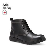 in stock Eastland Shoes, Cap Toe Boots, Black Boots, Shoes Mens, Men's Shoes, Pick Up, In Store, Buy Online, Boots