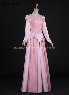 Adult Pink Princess Sleeping Beauty Cosplay Dress     Condition: Brand New   Shown Color: Pink   Sleeves: Long Sleeves   Neckline: Square Collar   Length: Floor Length   Material: Satins And Cotton   Occasion: Versatile     Notice: If your size is way off the standard size chart, Please choose custom-made . Long Sleeve Cosplay Costume For Themed Events, Princesscore Dresses For Cosplay Events, Themed Long Sleeve Fitted Costume, Fantasy Long Sleeve Costume For Costume Party, Fitted Princess Cosplay Costume For Halloween, Princesscore Costume Dresses For Cosplay Events, Halloween Princesscore Costume Party Dress, Themed Fancy Dress For Cosplay Events, Pink Long Sleeve Halloween Dress