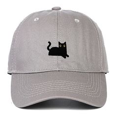 Season:All Seasons; Gender:Men's; Style:Casual,Fashion; Hats Category:Baseball Cap,Sun Hat,Trucker Hat; Occasion:Daily,Street; Material:Polyester; Function:Sunscreen,Breathable,Adjustable; Pattern:Cat; Front page:FF; Listing Date:05/24/2024; Head Circumference:56-60 Gray Baseball Cap For Summer, Trendy Cat Design Hats With One Size Fits Most, Trendy Cat Design Hat One Size, Trendy Cat Design Hat One Size Fits Most, Trendy Cat Design Hat (one Size Fits Most), Trendy Adjustable Cat Design Hat, Trendy Adjustable Hat With Cat Design, Gray Curved Brim Baseball Cap For Summer, Trendy Gray Hat, One Size Fits Most