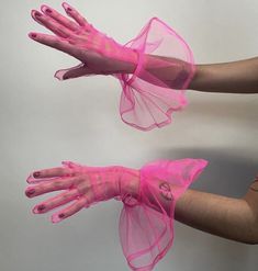 Pink Villian Aesthetic, Pink Assessories, Fashion Gloves Outfit, Pink Accessories Aesthetic, T Label, Pink Gloves, Lady Diana, Mode Inspiration, Made With Love