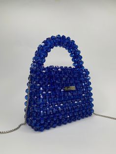 Crystal KNITKOS blue bead bag, Bead shoulder bag, Women Bead bag, Bead Bag, bag Bead bag,Crystal Bead Bag,back shoulders bag, Women handbags This model can FITS :  - Any Phone ( except PRO MAX ) upon request, I can enlarge this bag for your IPhone without any additional fees, when placing an order in the comments, just write your IPhone model ❣️🫶🏻 - flat  - car keys ID  - driver's license  - headphones / AirPods  - cardholder  - cash lipstick  - antiseptic Dimensions - Width: (20cm.) - Height: Blue Beaded Bag, Mini Longchamp Bag, Crystal Bead Bag, Custom Belt, Crystal Bags, Kiev Ukraine, Aquamarine Beads, Leather Shoulder Handbags, Handbag Straps