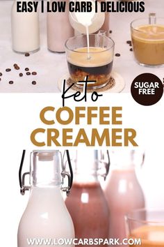 coffee creamer is being made with low carb milk