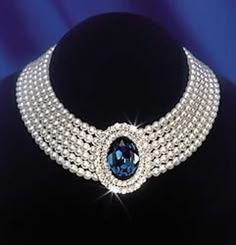 Diana Perhiasan India, Princes Diana, Jewelry Editorial, Tiffany Jewelry, Royal Jewels, Royal Jewelry, Fabulous Jewelry, Pearl Choker, Gorgeous Jewelry