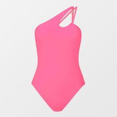 Make a statement in this neon color one-piece swimsuit featuring an asymmetrical neckline, crisscross front, cutout, adjustable cami straps, and a bold cut. It has 2 ways of wearing, you can adjust the straps and make your own style. The high leg cut makes the swimsuit the best styles in your vacations. Product Code: CAA12E3B003PP/DAA12E3J009DD/DAA12E3J010AA Strappy Summer Beach Bodysuit, Summer Beachwear Bodysuit With Strappy Design, Summer One-shoulder Pool Bodysuit, Beachwear Swimwear With Asymmetrical Neckline And Lined Body, Strappy Beachwear Bodysuit For Summer, One-shoulder Swimsuit Bodysuit For Beach Season, One Shoulder Bodysuit For Swimming Beach Season, Trendy Neon Swimwear For Summer, One-shoulder Bodysuit For Swimming And Beach Season