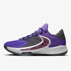 Nike Giannis Zoom Freak 4 Lightning Purple Do9680 500 Men’s Size 13 No Box 024023 Nike Air Jordan 5, Nike Models, Pink Nike, Nike Air Zoom Pegasus, Nike Kyrie, Nike React, Nike Air Huarache, Air Huarache